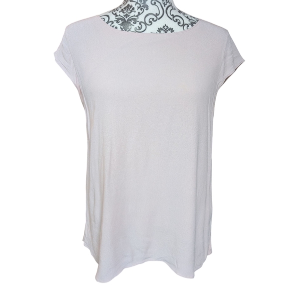 Aritzia Wilfred Juliger Blouse Women's size Medium Pink Coquette Pastel Fairy - Picture 2 of 9